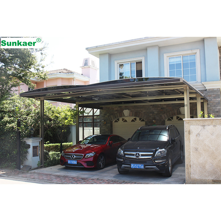 Wholesale customizedself promoting UV resistance gardenhouse gazebo traditional carport Sloped Single Car Shelter