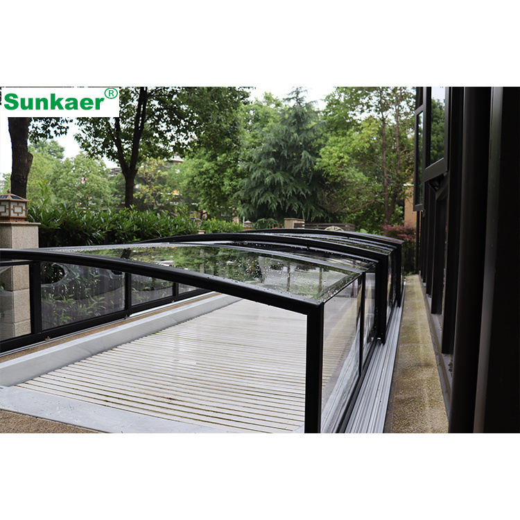 Modern high quality terrace patio sunshade rainproof gazebo aluminum roof cover