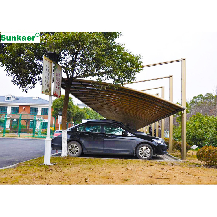 Competitive price metal replacement parts polycarbonate shed car shelter garage canopies Carport For Motorcycle