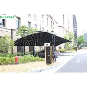 Design canopy sun shelter aluminum bracket  polycarbonate roof cover car shed cheap carports Mobile Car Garage