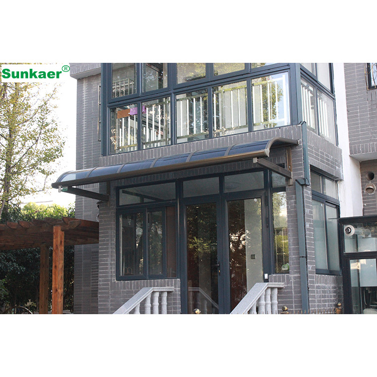 Fast delivery windproof folding arm canopy architectural aluminum system awning for the door Outdoor Custom Canopy