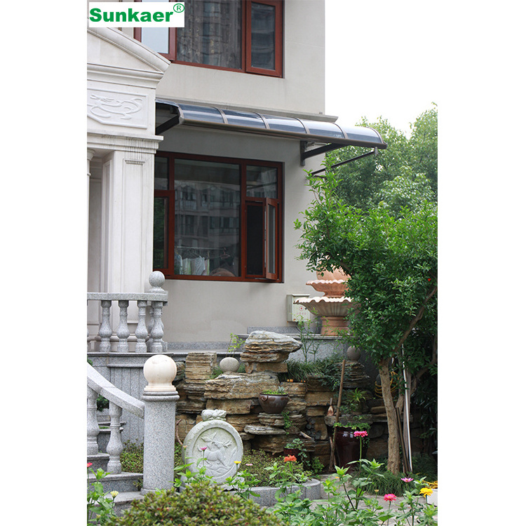 New design Anti uv/snow/rain small window outdoor manual small awning Window Garden Pc Rain Shelter rain canopy