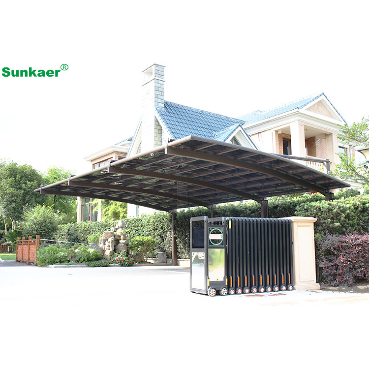 Manufacturer supply patio cover bike shelter outdoor metal aluminum carports Car Parking Carport Waterproof Canopy