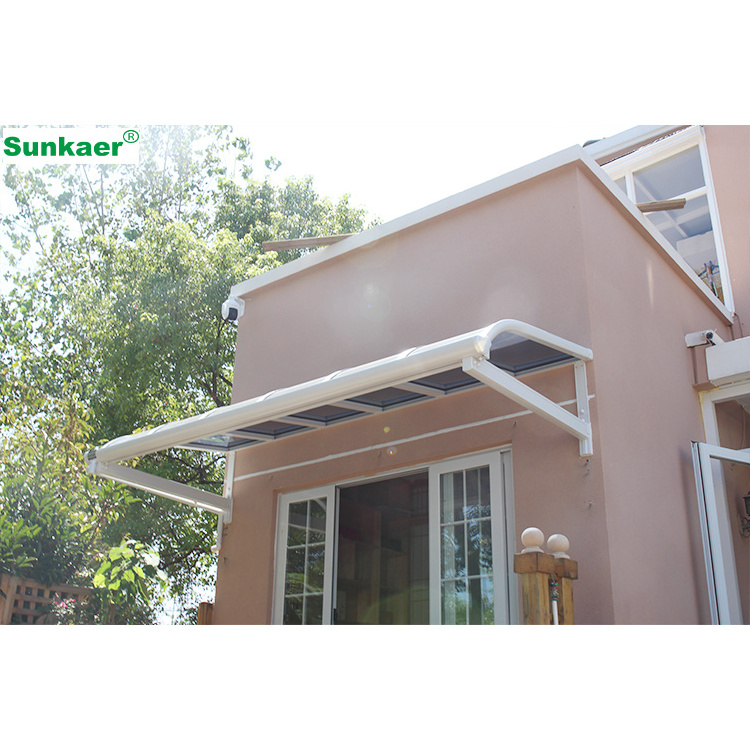 factory price Clear Solid Polycarbonate Roof Sheet Canopy Awnings Outdoor Custom Canopy Patio Cover