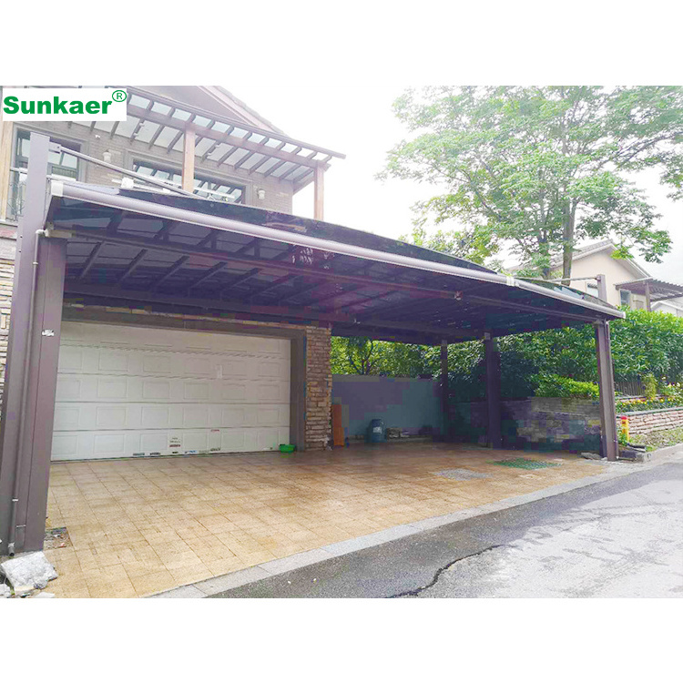 Top quality Anti uv/snow Carport portable 2 car garage Metal Aluminum carports for Sale