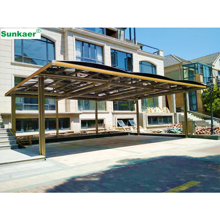 Top quality Anti uv/snow Carport portable 2 car garage Metal Aluminum carports for Sale