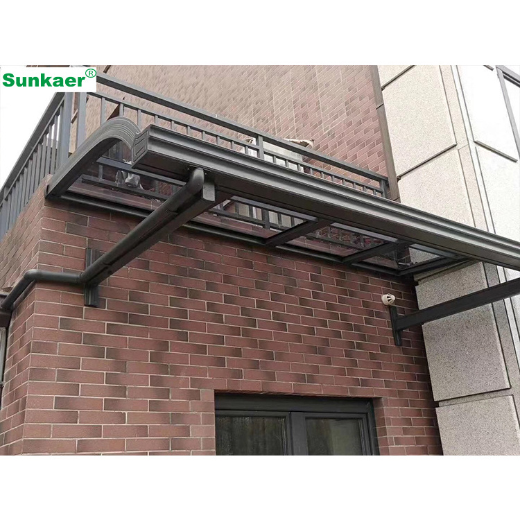 New design Anti uv/snow/rain small window outdoor manual small awning Window Garden Pc Rain Shelter rain canopy