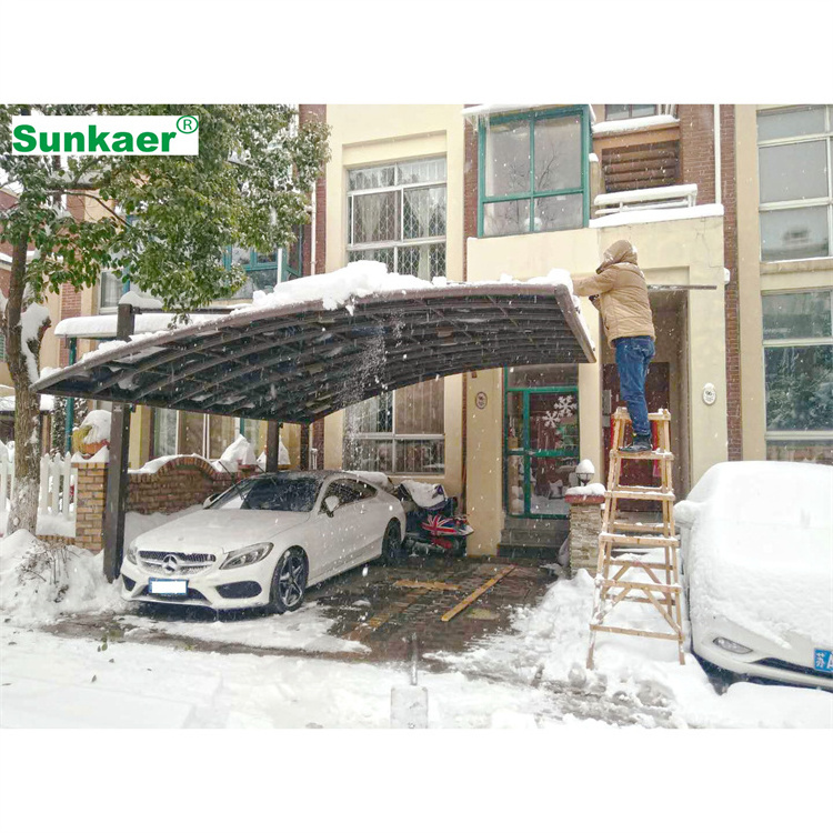 High end heavy duty car parking shed strong wind resistant snow shelter garage and carport Carport Canopy Parts