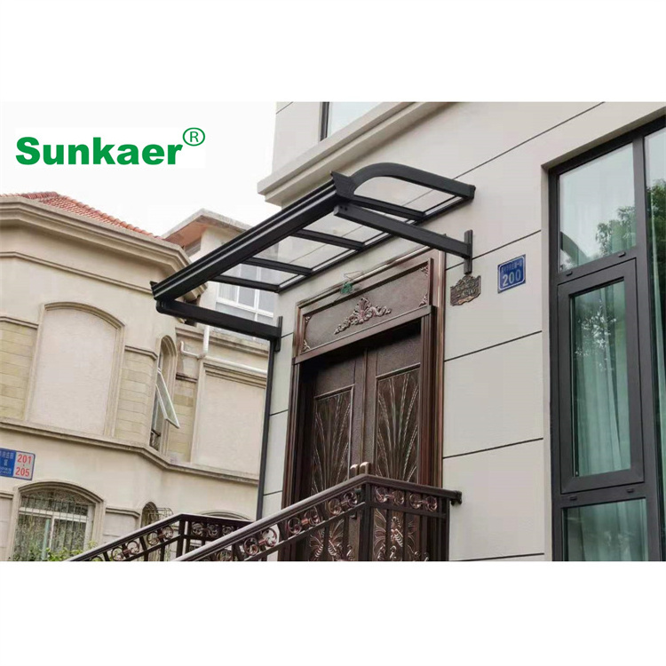 Supplier sales outdoor canopy polycarbonate roof cover aluminium arm porch awning Pvc Patio Cover outdoor Roof Tent canopy