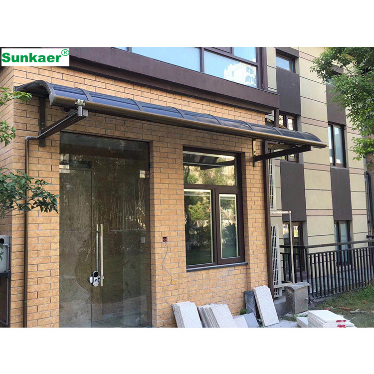 New design Anti uv/snow/rain small window outdoor manual small awning Window Garden Pc Rain Shelter rain canopy