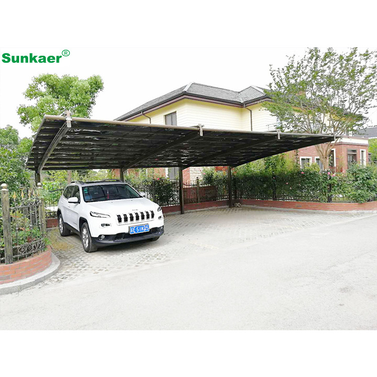 Manufacturer supply patio cover bike shelter outdoor metal aluminum carports Car Parking Carport Waterproof Canopy