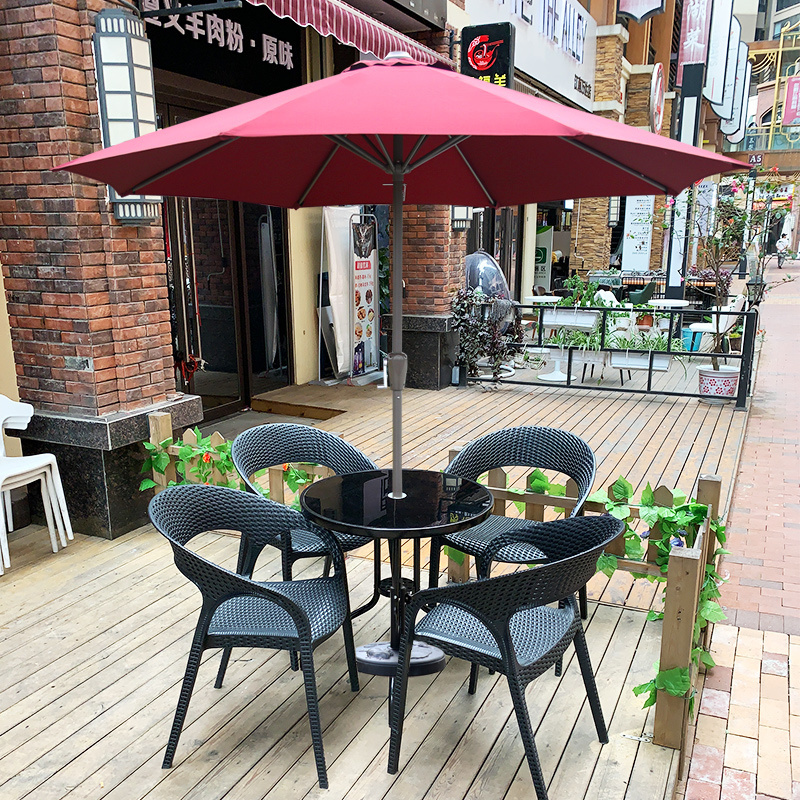 ZUOAN Center Pole Parasol Custom Print Market Patio Garden Umbrellas Parasol Umbrella For Restaurant And Cafe