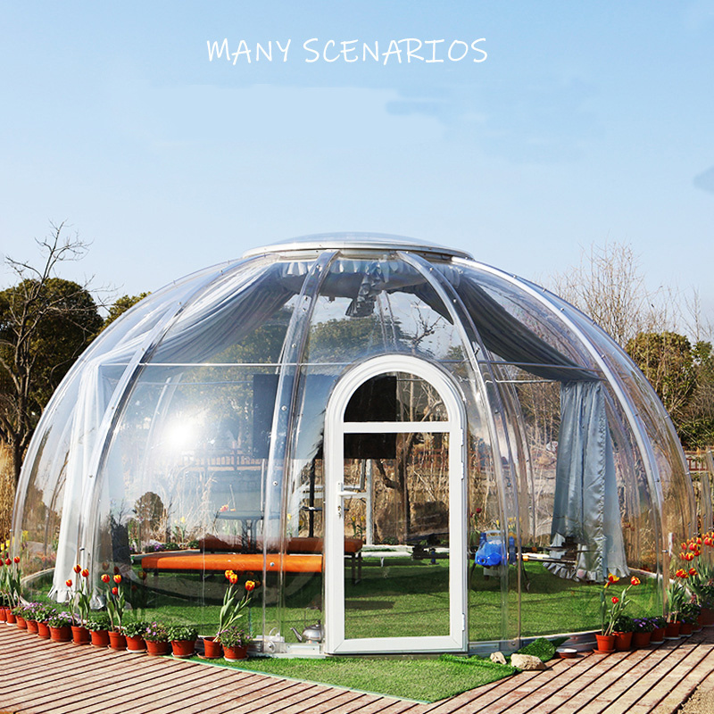 Ins Hot Outdoor Star Room bubble house B & B yurt tent farmhouse restaurant PC transparent tent gazebos