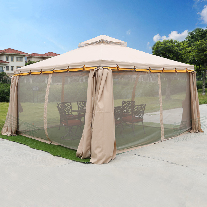 ZUOAN New Design Outdoor Patio Tent Umbrella A Roman Sun Shed With Four Legs Awnings