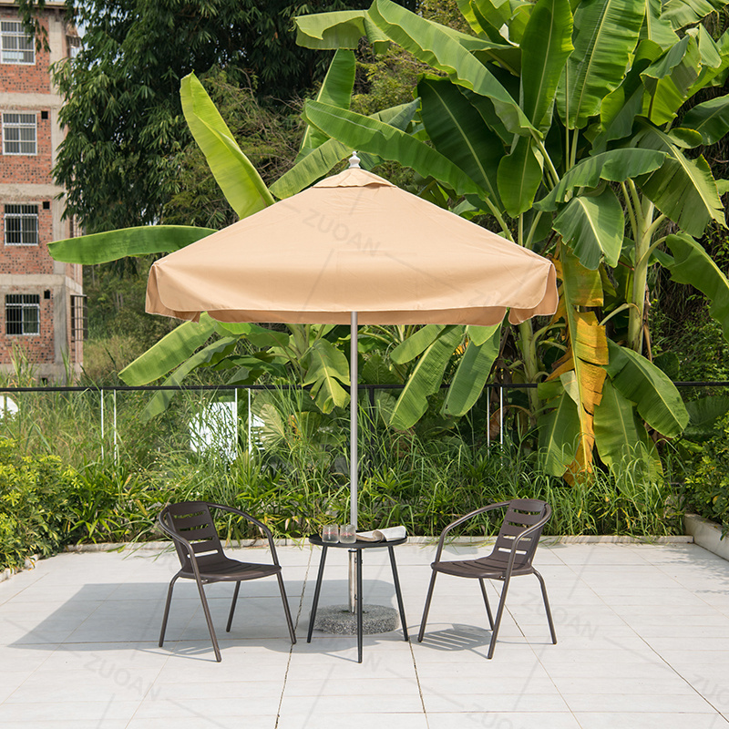 Hot Sale Center Pole Outdoor Bar Umbrella Marble Plinth Base Outside Furniture Pool Outdoor Umbrellas