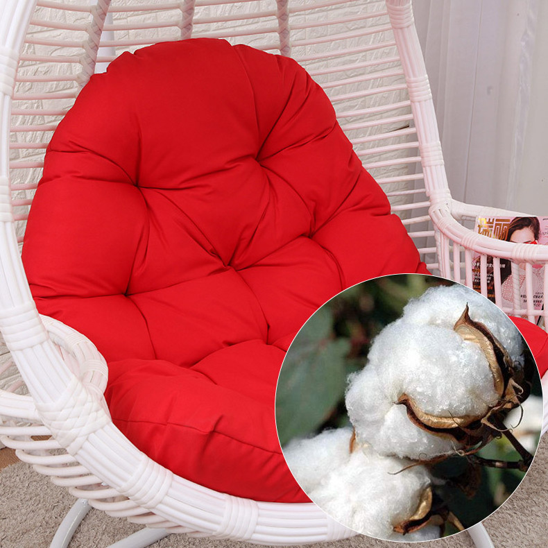 outdoor garden balcony living room Steel hanging circle swing rattan round swing chair