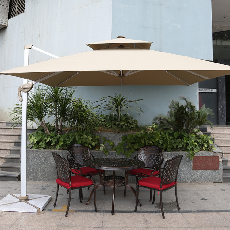 ZUOAN out door umbrella big factores sombrilla de gran resistencia para exteriores waterproof double canopy outdoor umbrella