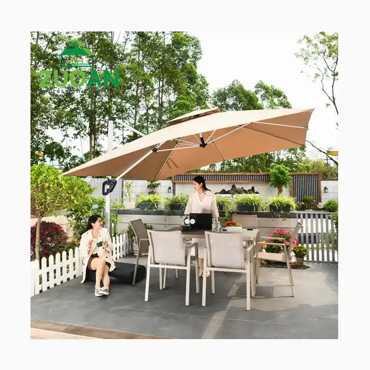 [ZUOAN IMPRESSIVE]Hotel Restaurant Patio Garden Courtyard Swimming Pool Project Outdoor Furniture Parasol Umbrella