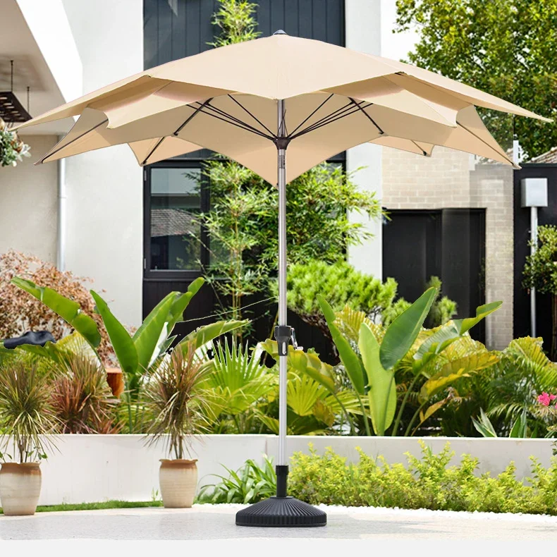 [ZUOAN IMPRESSIVE]2024 New Design Flower Center Hole Table Umbrella Sunshade Sun Brella Patio Garden Leisure Bar Parasol