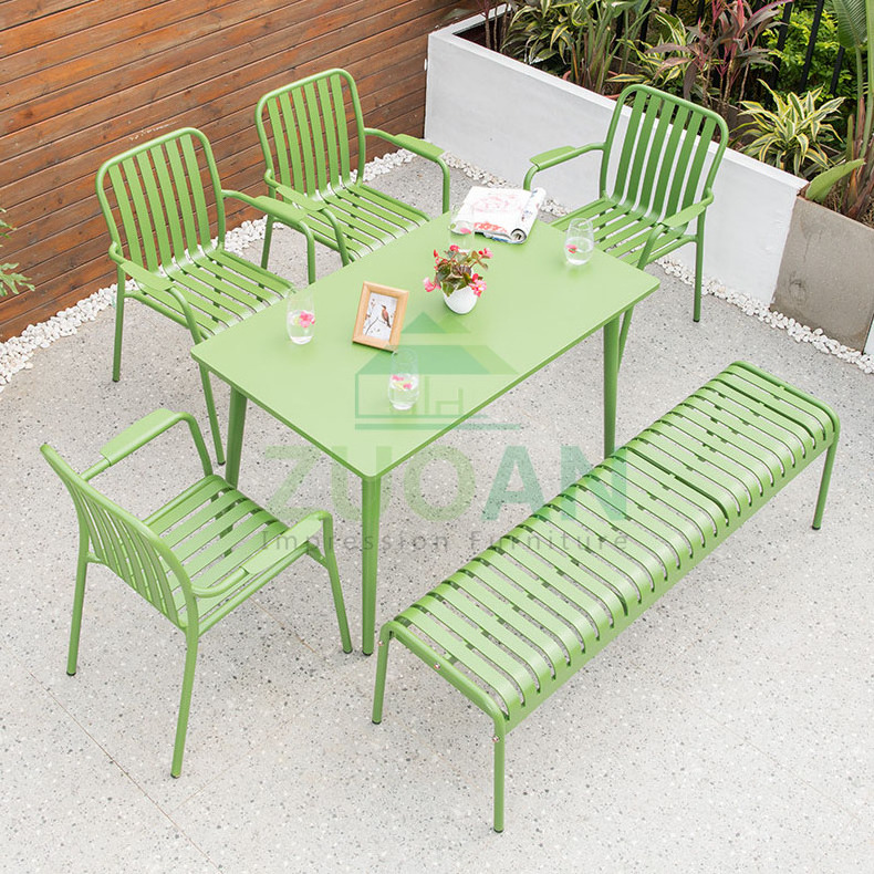 3 seater green garden bench cover waterproof long chair garden set aluminum slat courtside benche