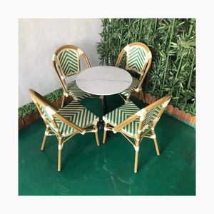 Custom OEM style PE rattan chairs factory price hand woven waterproof  tables set outdoor indoor patio garden dining  furniture