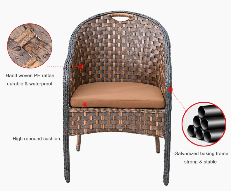 patio sets rattan chair outdoor furniture modern pe rattan wicker chair table set for for hotel cafe