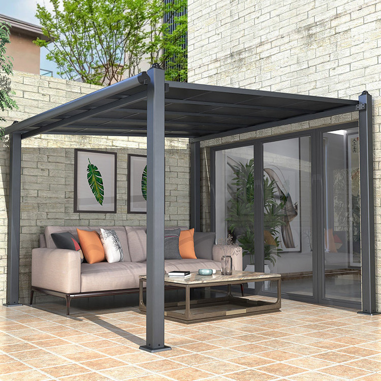 13x10 Feet Waterproof Outdoor Pergola Gazebo Aluminum For Patio Backyard Garden Awning Pergola