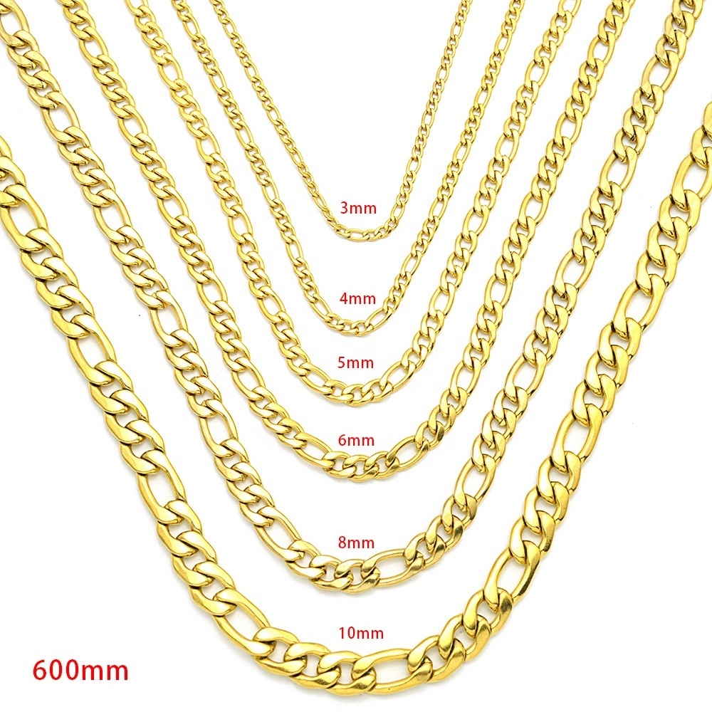 wholesale fashion 2020 10mm Hip Hop 14K Gold Plated Stainless Steel miami cuban link chain