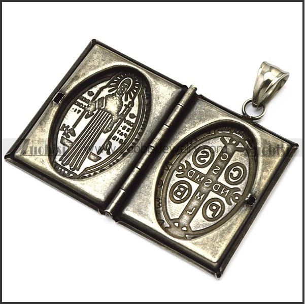 high quality secret box necklace jewelry stainless steel pendant locket