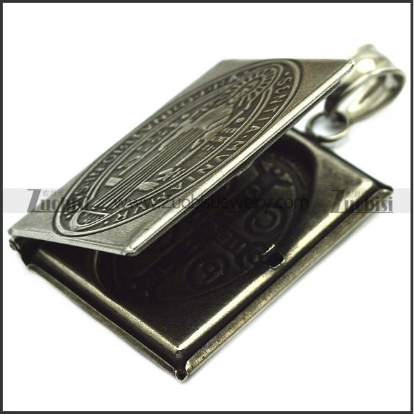 high quality secret box necklace jewelry stainless steel pendant locket