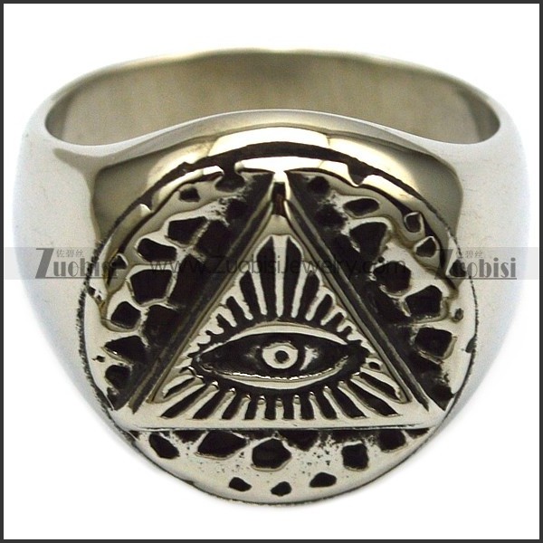 special eye men's charm jewelry 316l stainless steel rings men