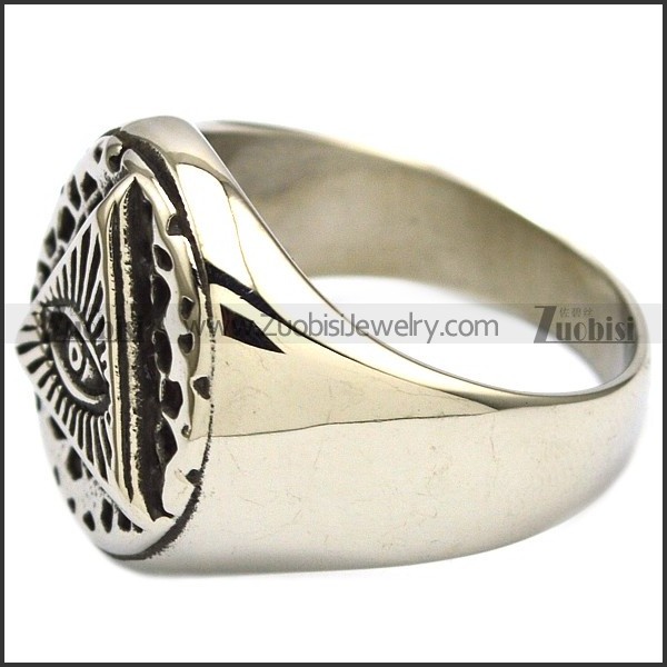 special eye men's charm jewelry 316l stainless steel rings men