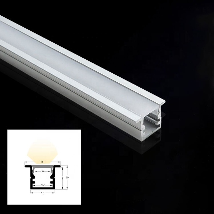 Metalux 1m 2m 3m Aluminium Profile For Led Lighting Strip Outdoor Profile Super Slim Recessed Aluminium Light Led Profile