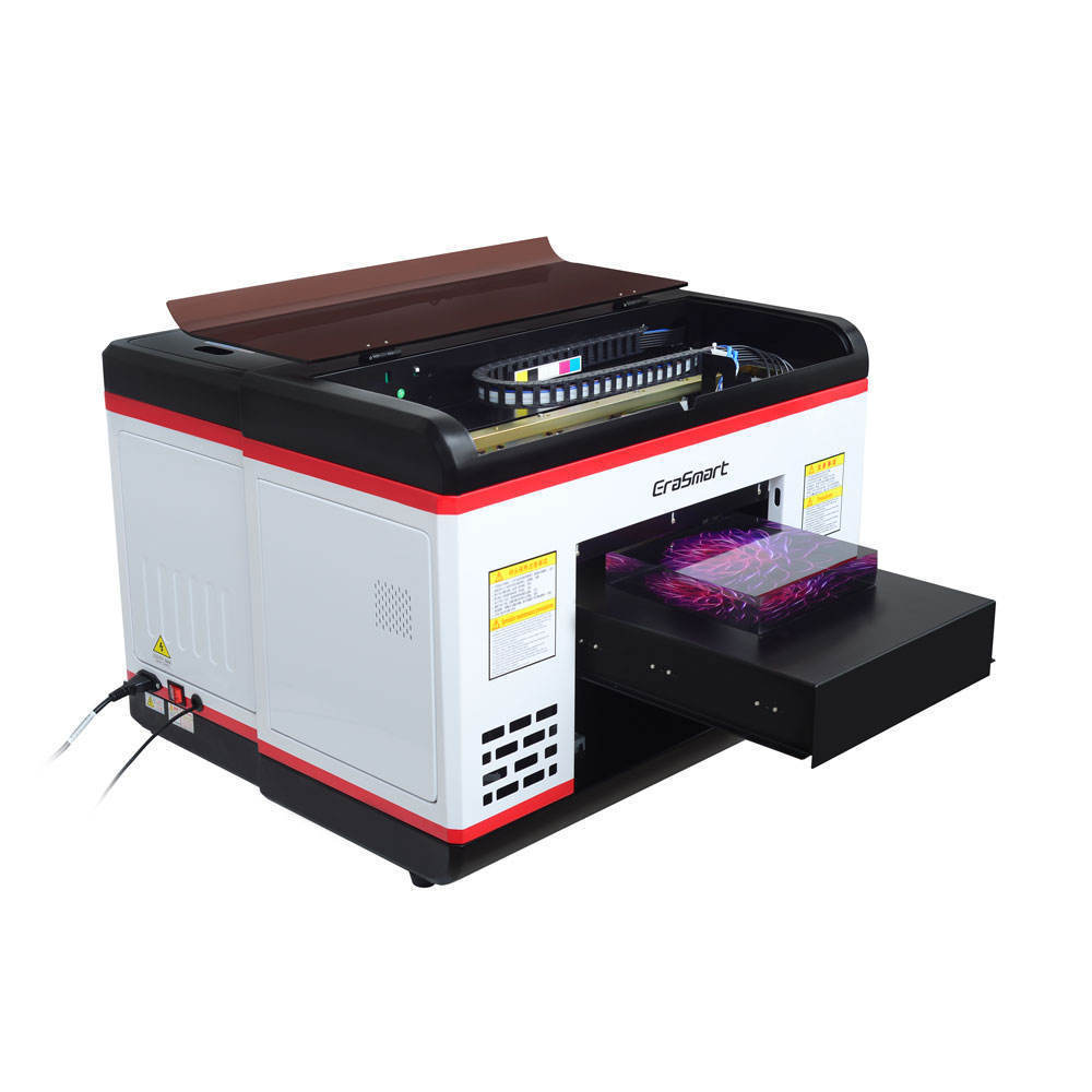 Uv Mini Flatbed Inkjet Printer Portable Printing Glass Metal Leather Uv Flatbed Printer Machine