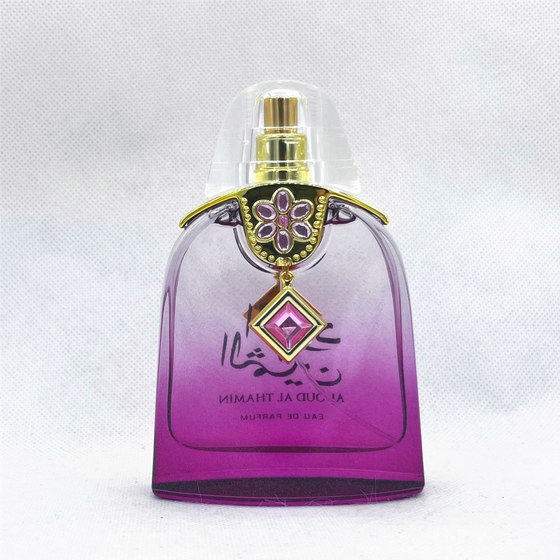 Pink diamond set upscale Arab Dubai women perfume manufacturers wholesale