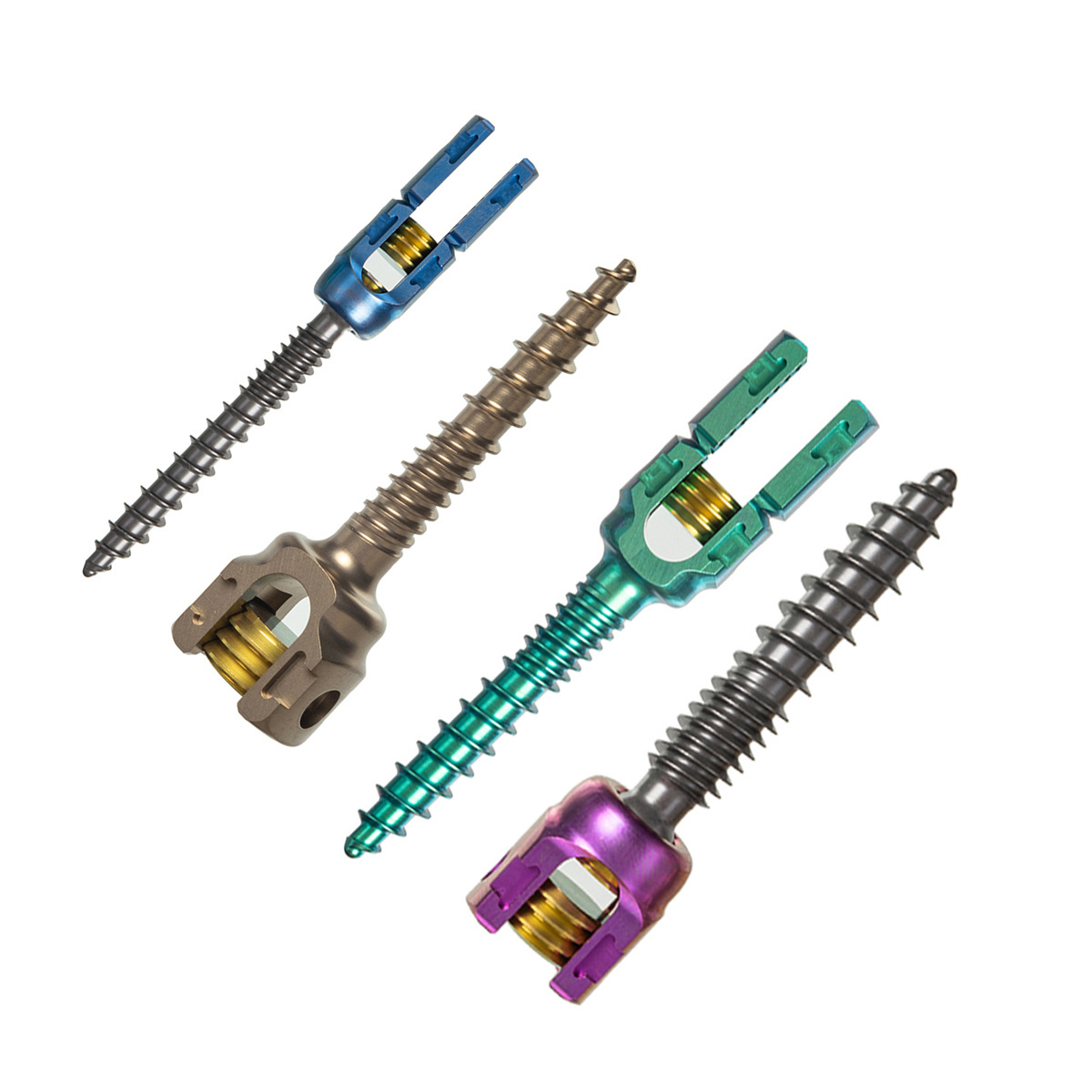 Orthopedic Surgical Implants Titanium Spine Pedicle Screw for Spinal Fixation Surgery