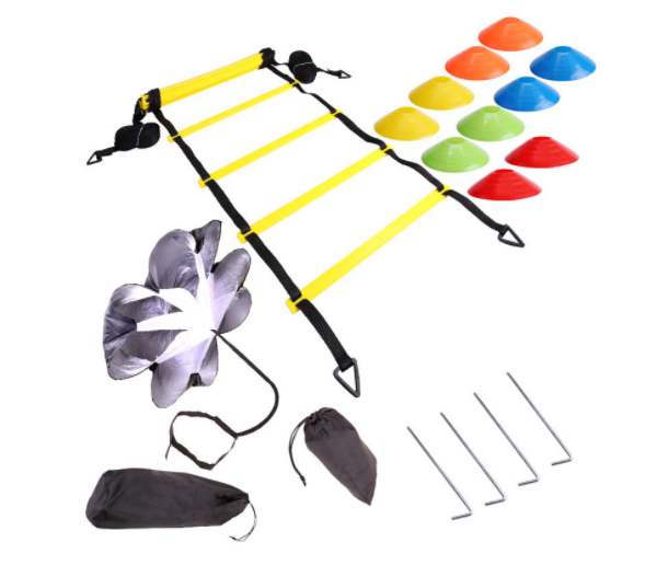 Adjustable Resistance Parachute  Running Umbrella Soccer Sports Cones  Football Training Equipment