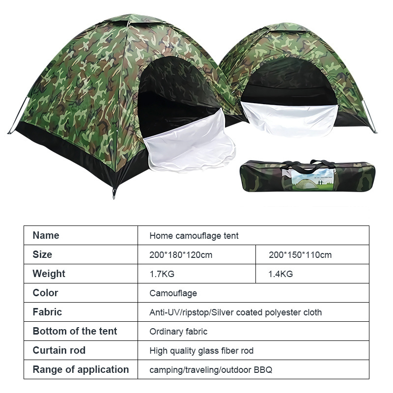 barraca de acampamento Factory Supply Outdoor off ground  Camping Tent for camping hiking