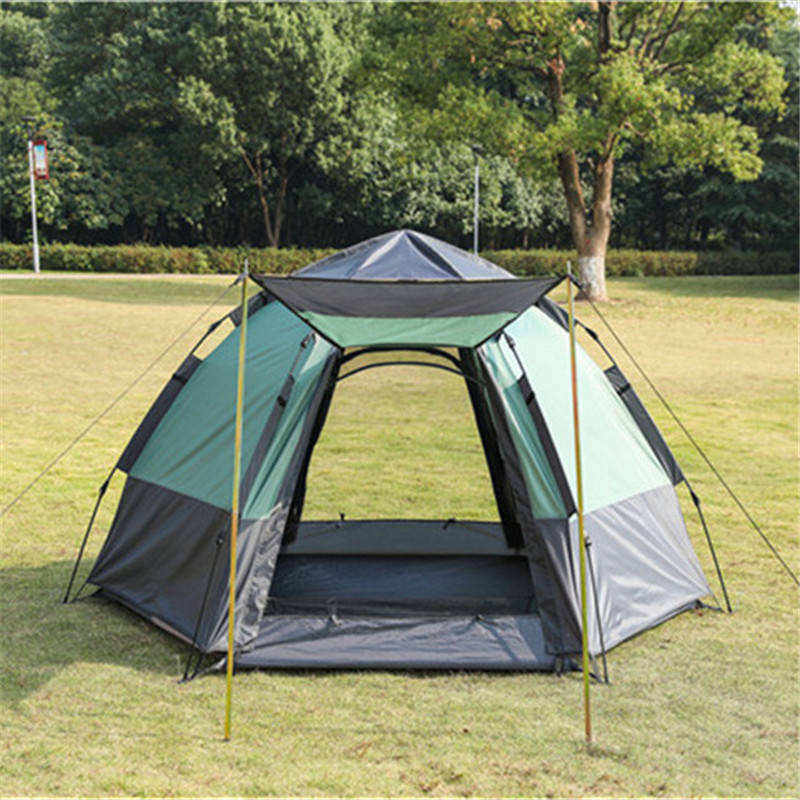 wholesale family camping tents hot selling outdoor glamping large luxury tent quick custom opening automatic