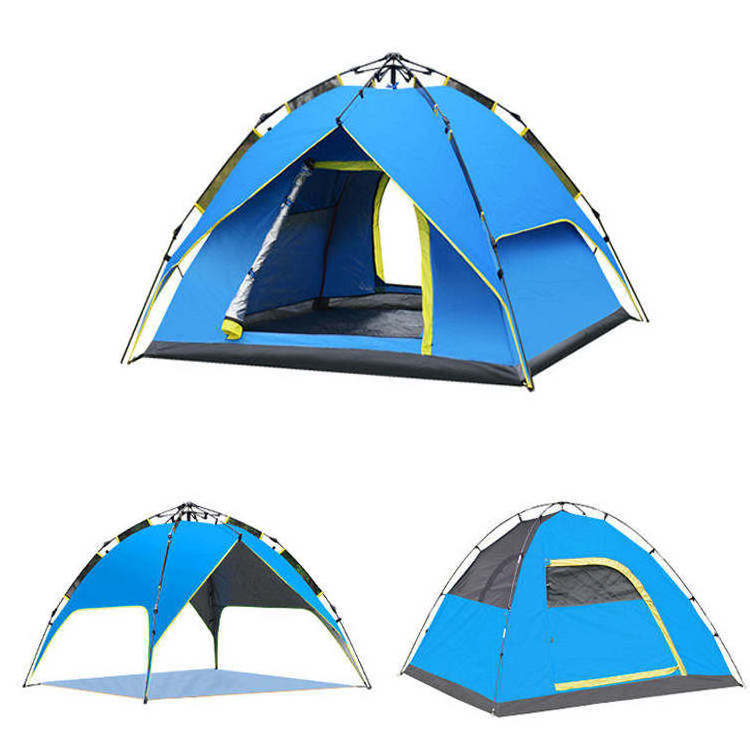 Camping Hiking Gear inflatable dome tents camping outdoor waterproof large double layer glamping tents