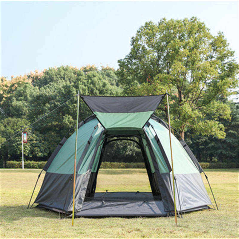 wholesale family camping tents hot selling outdoor glamping large luxury tent quick custom opening automatic