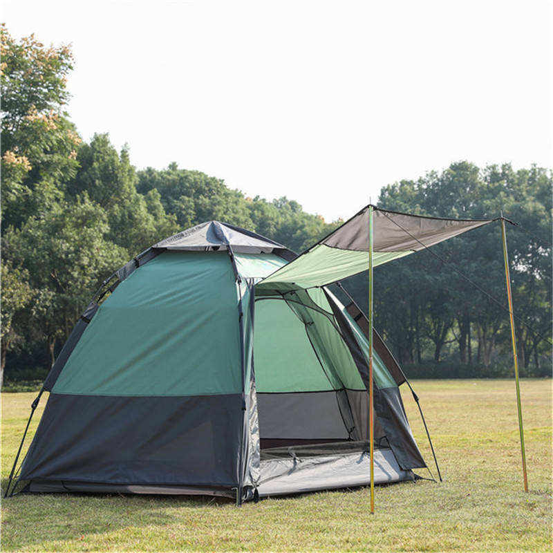 wholesale family camping tents hot selling outdoor glamping large luxury tent quick custom opening automatic