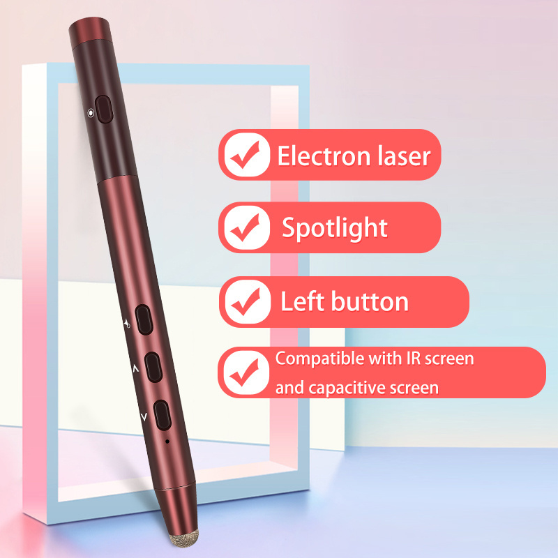 Multimedia Power Point Presenter IR Screen Mobile Phone Digital Laser Smart Pen With Spotlight Pen Mouse