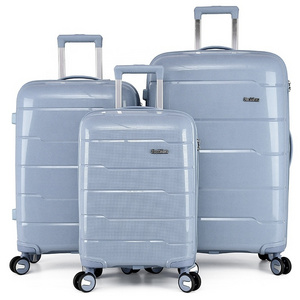 Hot Sales Anti Theft Travel Trolley Luggage case PP Large Capacity Travel Suitcases for sale