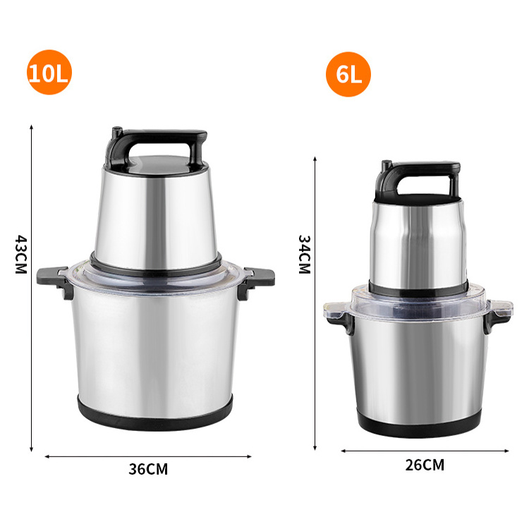 pure copper silver yam 4500w electric 6l crest pounder pounding mincer machine, fufu meat grinder/