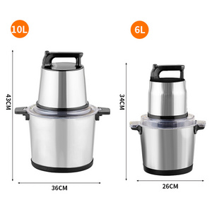 pure copper silver yam 4500w electric 6l crest pounder pounding mincer machine, fufu meat grinder/