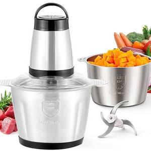 Vegetables Fruits Food Chopper Electric Blender and Processor Combo, 3 in 1 Meat Grinder for Homeleader/