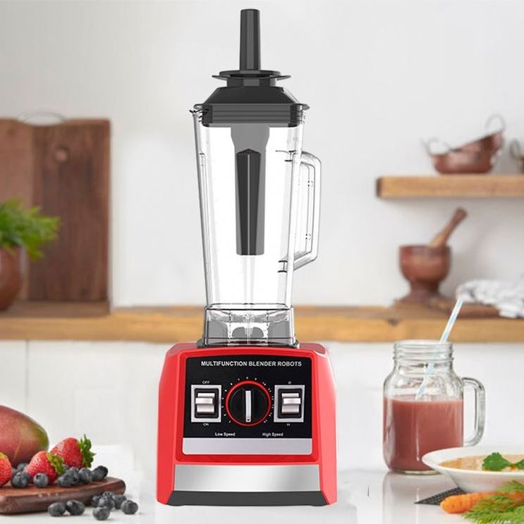 mixer 3000w crest juicer, silver food steel stainless processor and industrial blender with stick/