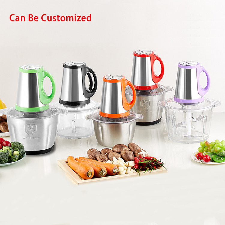 multifunctional household best small mincer silver crest electric chopper and mixer home use 2l 3l meat grinders slicers machine