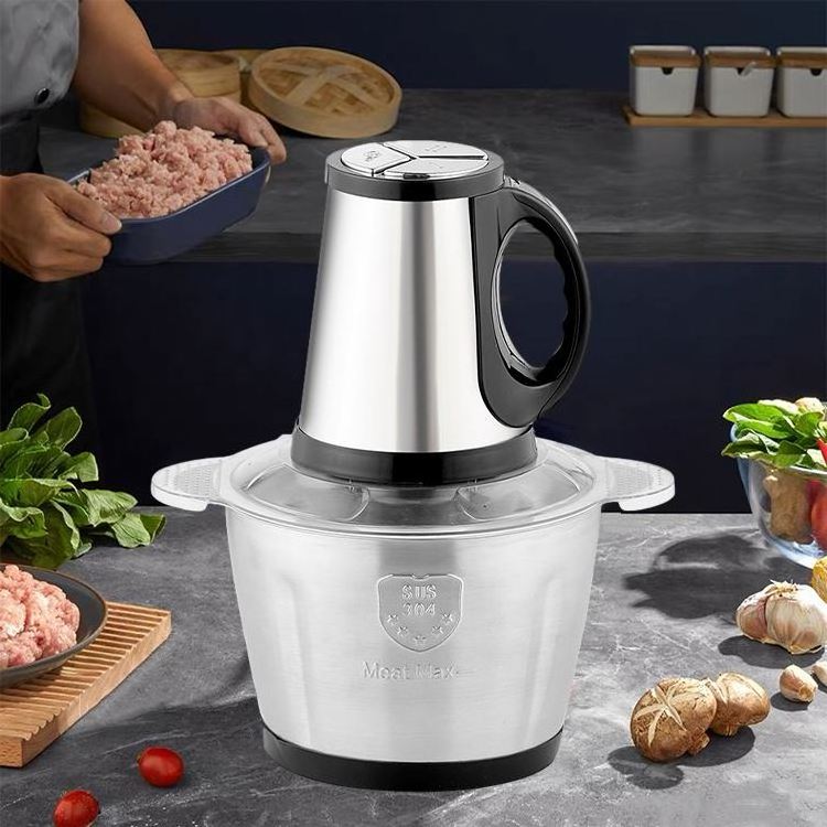 meat grinders mince blender mini kitchen stainless automatic food electric, chopper machine vegetable/